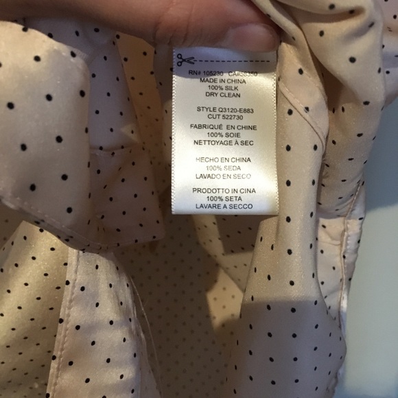 EQUIPMENT Ansley Polka Dot Silk Satin Shirt - Picture 8 of 8